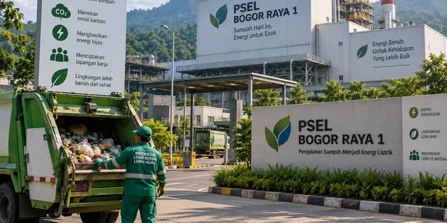 Kelola Sampah Jadi Energi, PSEL Bogor Raya 1 Kurangi Emisi 640.000 Ton