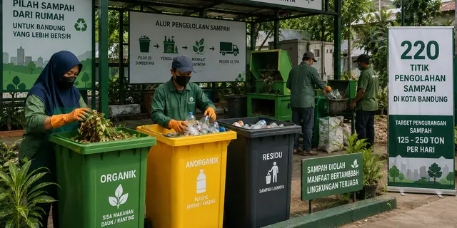 Pemkot Bandung Bangun 220 Titik Pengolahan Sampah Berbasis Kewilayahan