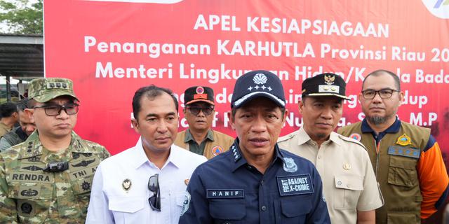 Menteri LH: Pemerintah Siaga Penuh Hadapi Karhutla di Riau