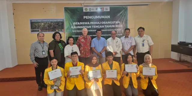 Perkuat Konservasi Orangutan Lewat Beasiswa Mahasiswa di Kalimantan