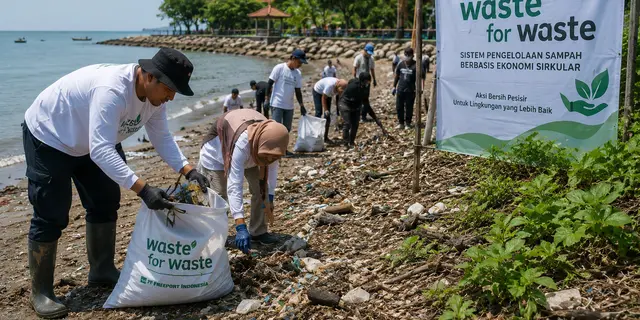 Penguatan Program Pengelolaan Sampah Pesisir Berbasis Komunitas di Gresik