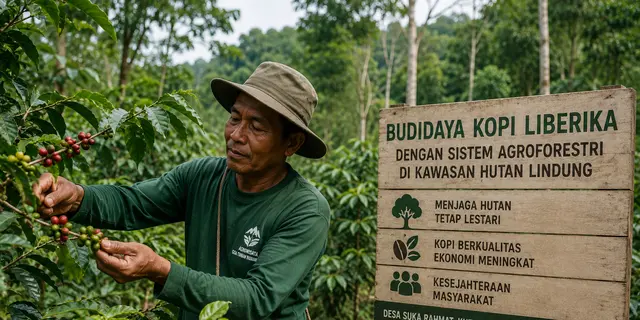 Petani di Kaltim Kembangkan Kopi Berkelanjutan di Kawasan Hutan Lindung