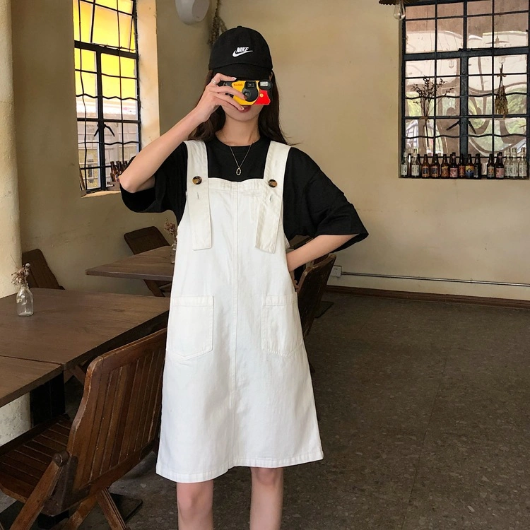 VO-011 NF888 Jumper Rok Pendek Cewek Kasual Santai Import Jumpsuit Perempuan Korean Style Baju Kodok