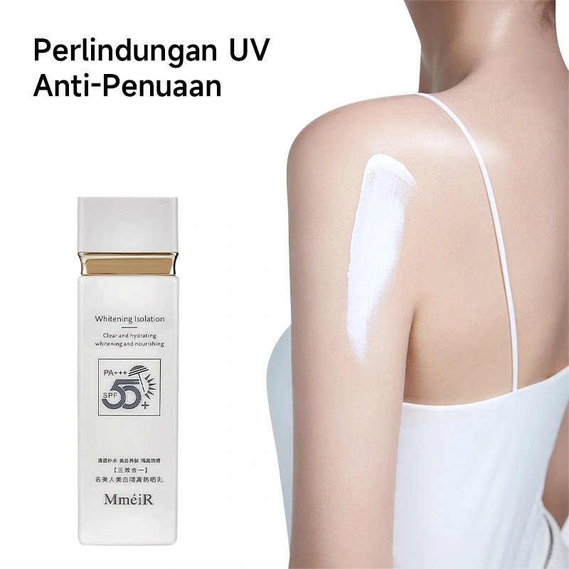 Tabir surya Perlindungan Matahari Perlindungan UV Anti-Penuaan Perlindungan Spektrum Luas Menangkal