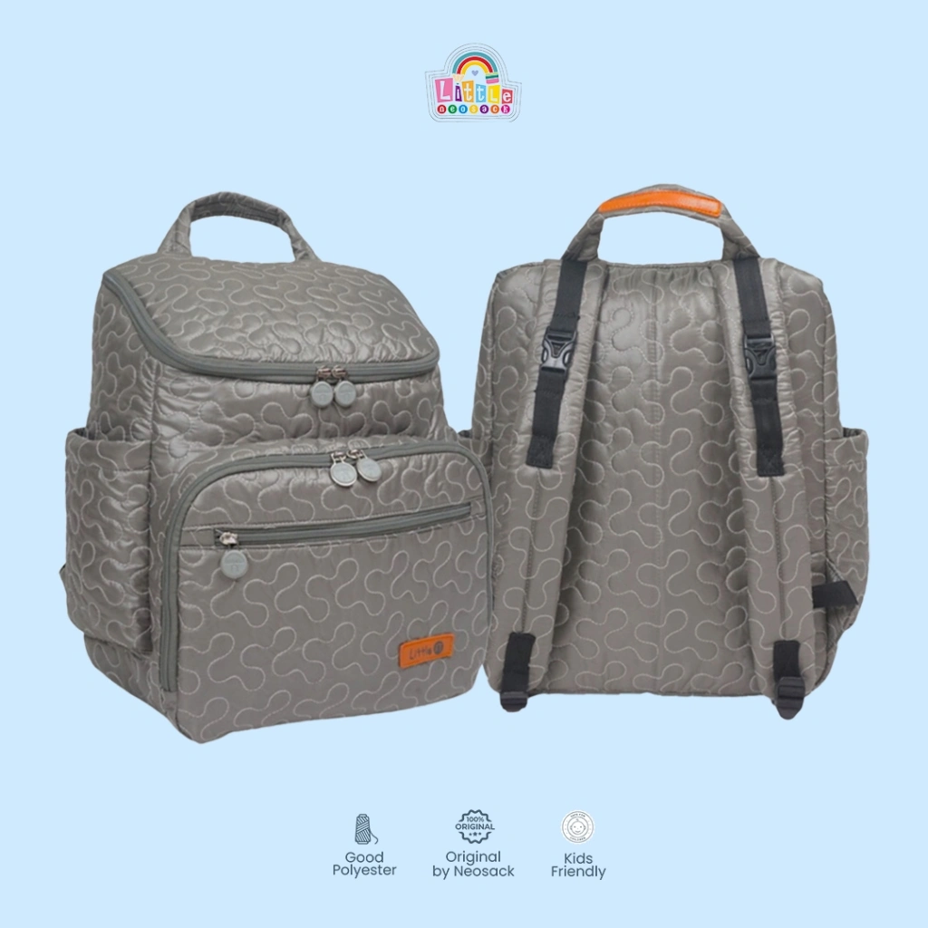 Little Neosack - NOAH Tas Bayi, Tas Ransel perlengkapan bayi Multifungsi - FREE POUCH