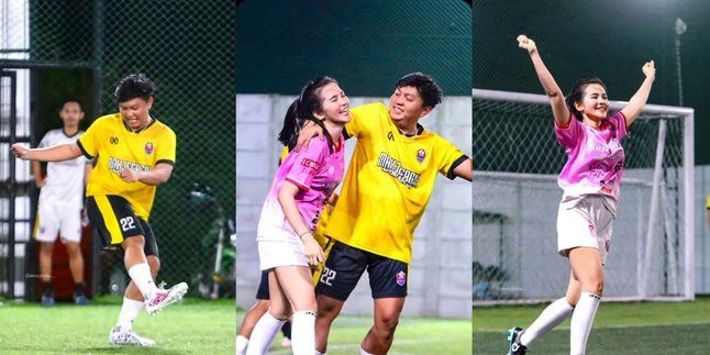 So Sweet! Foto-foto Keseruan Denny Caknan Main Mini Soccer Bareng Sang Istri, Penampilan Cantik Bella Bonita Malah Bikin Salfok