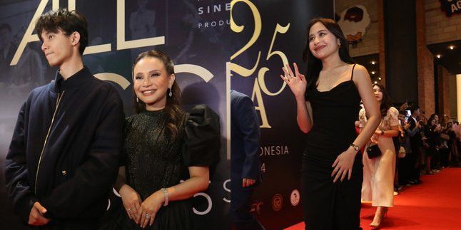 Gala Premier Film Dokumenter Rossa, Prilly Latuconsina Curi Perhatian di Red Carpet