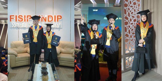 Potret Kompak Chacha Frederica dan Suami Saat Wisuda S2, Kini Bersiap untuk S3