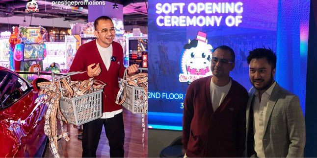 8 Potret Raffi Ahmad yang Perluas Bisnis ke Dunia Arcade Game