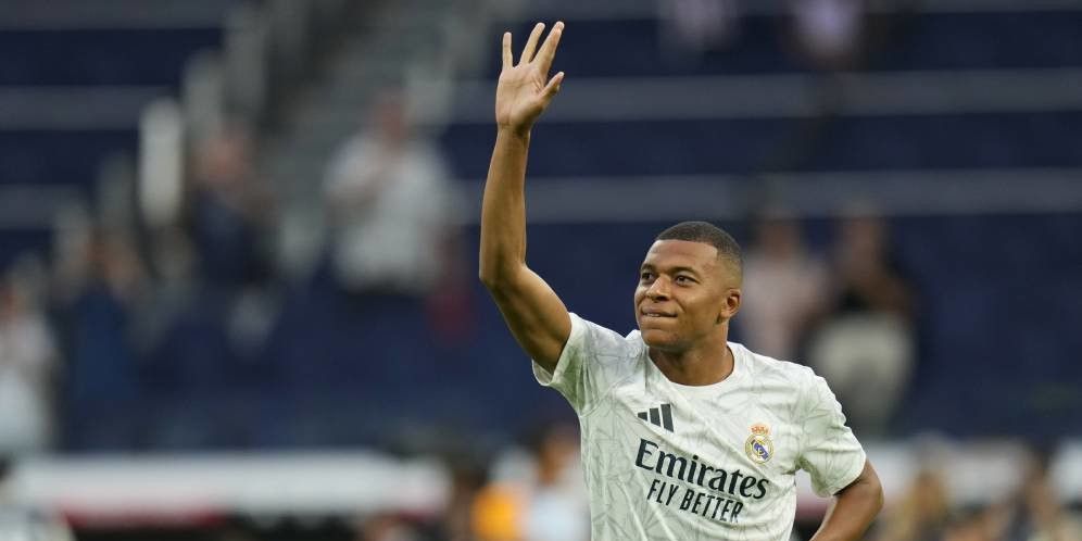 Kylian Mbappe tidak berhasil mencetak gol dalam penampilannya yang pertama di Santiago Bernabeu.