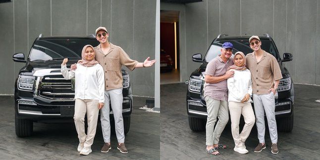 8 Foto Verrell Bramasta Membeli Mobil Mewah Untuk Ibu Sambung, Setelah Mobil Lama Rusak Saat Digunakan untuk Kampanye