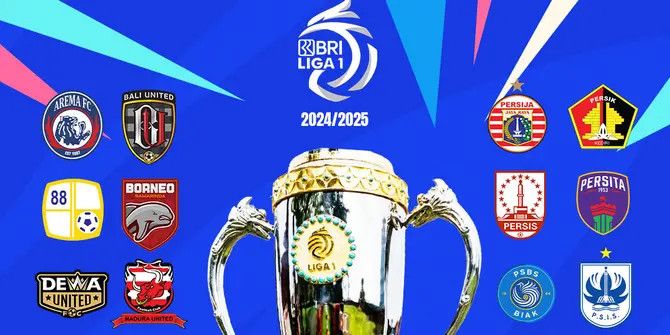 Jadwal Lengkap, Hasil Pertandingan, Klasemen, dan Top Skor BRI Liga 1 2024/2025