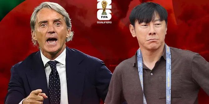 Timnas Indonesia vs Arab Saudi, Jenius Mana Roberto Mancini atau Shin Tae-yong Meracik Tim?