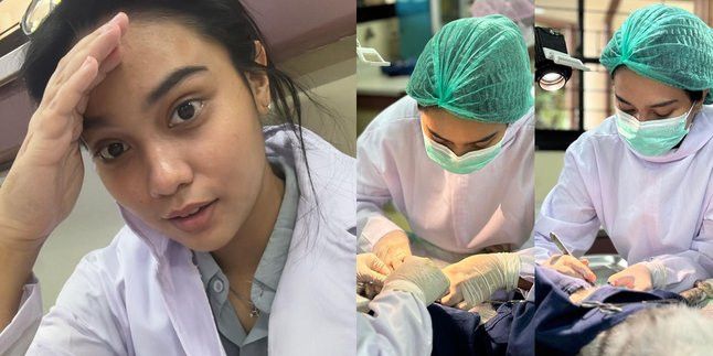 Foto Charlotte, Putri Shahnaz Haque, yang Sdang Menempuh Pendidikan Sebagai Dokter Hewan