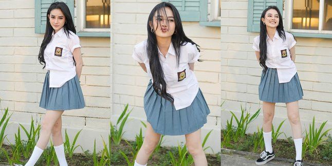 Dikenal Sebagai Salah Satu Pedangdut Paling Cantik, 8 Foto Arlida Putri Mengenakan Seragam SMA