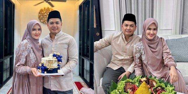 8 Foto Perayaan Ulang Tahun ke-40 Tommy Kurniawan, Menerima Kue dan Ucapan Indah dari Istrinya yang Menawan