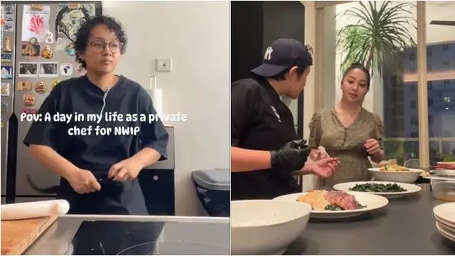 Jadi Chef Pribadi, Ini 6 Potret Arre Prianto Siapkan Hidangan Lezat Untuk Keluarga Nikita Willy