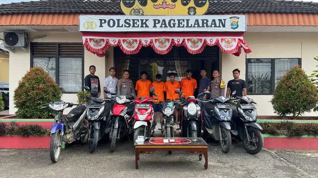 Polisi Bongkar Komplotan Curanmor di Pringsewu Lampung, Korbannya Para Petani di Sawah