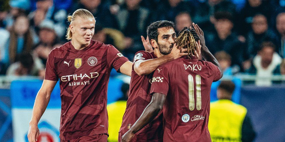 Hasil Pertandingan Liga Champions 2024/2025: Manchester City Menang Telak 4-0 dari Slovan Bratislava