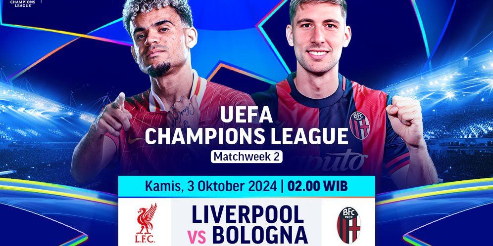 Link Live Streaming Liverpool Vs Bologna di Liga Champions