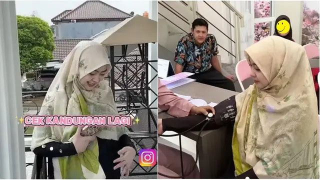 6 Potret Kakak Ria Ricis Melakukan Pemeriksaan Kehamilan Bersama Suami, Bayi Terlihat Aktif saat USG