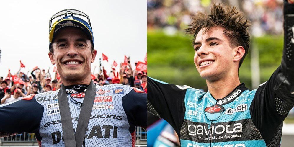 Tangis Haru Marc Marquez Terima Surat dari David Alonso Sebelum Juara Moto3 2024