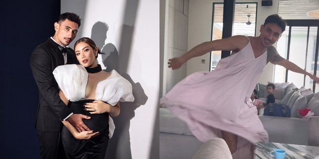 Bakal Punya Anak Perempuan, Momen Kocak Vincent Verhaag Suami Jessica Iskandar Asik Menari Ala Barbie dengan Pakai Daster Pink