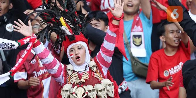 Suporter Timnas Indonesia Mulai Padati Stadion Qingdao: Pemanasan Nyanyi Lagu Kebangsaan