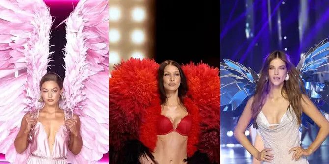 8 Gaya Memukau Para 'Angels' Bersayap Megah di Victoria's Secret Fashion Show 2024