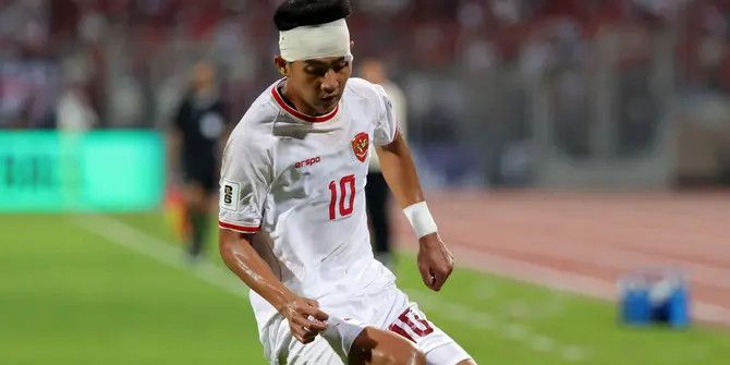 Curhat Malik Risaldi ke Pelatih Usai Pelipis Bocor Beradu dengan Bek Bahrain