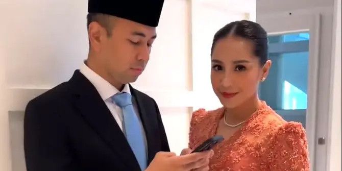 Pakai Kalung dan Anting Berlian,  Potret Cantik Nagita Slavina saat Temani Raffi Ahmad Dilantik Jadi Pejabat