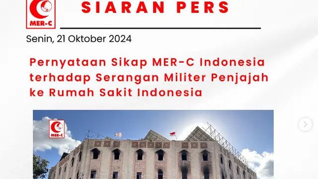 Begini Nasib Relawan MER-C Indonesia di Gaza Israel Serang & Bombardir RS Indonesia