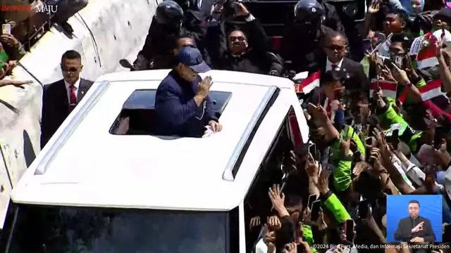 Berbeda Dengan Jokowi, Konvoi Mobil Kepresidenan Prabowo Memiliki Warna Putih