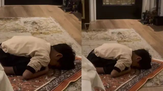 Arie Untung Unggah Video Anaknya yang Lama Bersujud saat Salat: Anak Sujud Berjam-jam Saking Khusuknya