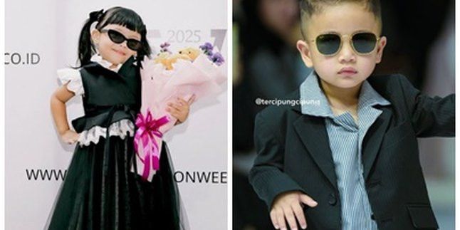 Bikin Gemes, Potret Ganteng  Rayyanza Cipung dan Cantiknya Ameena Anak Aurel Hermansyah Tampil di JFW 2025