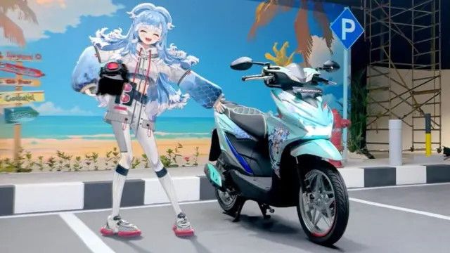 Kolaborasi Honda BeAT dan Kobo Kanaeru Bikin Klub Motor Virtual