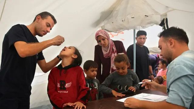 Tega Bombardir Anak-Anak Gaza Lagi Vaksinasi Polio, Israel Malah Tidak Mengaku