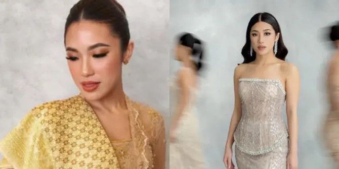 Penampilan Berkelas dengan Kebaya, Winona Delany Calon Menantu Hotman Paris Begitu Cantik