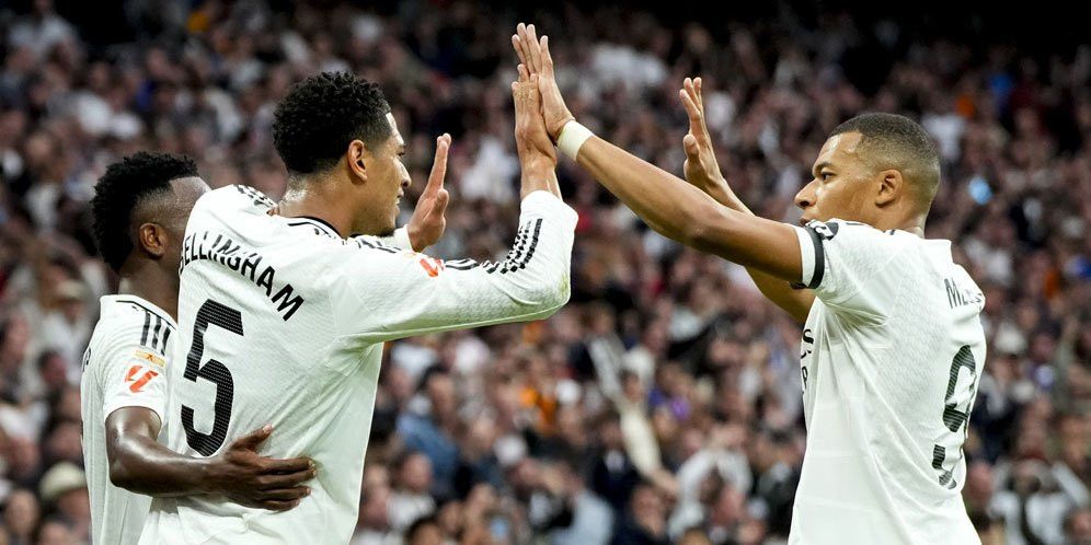 Hasil La Liga: Real Madrid Menang 4-0 atas Osasuna, Vinicius Junior Hattrick