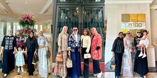 8 Foto Yora Febrina, ibu Nikita Willy, Tetap Aktif Arisan Meski Sudah Jadi Nenek - Sering Mengajak Cucu Tercinta