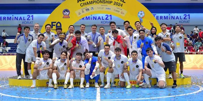 Juara AFF, Rangking Timnas Futsal Indonesia Peringkat 5 di Asia