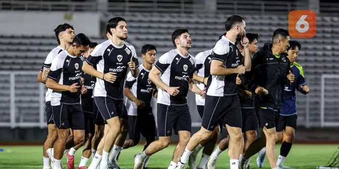 27 Pemain Timnas Indonesia Latihan Sesi Pertama Jelang Lawan Jepang, Termasuk Kevin Diks