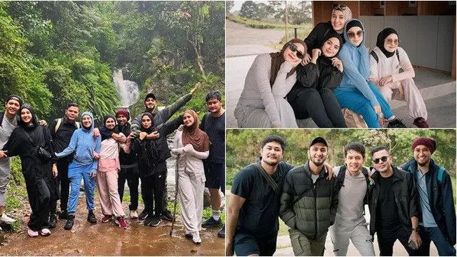 8 Foto Geng Artis Irish Bella Berpiknik di Bandung, Menghabiskan Momen Romantis Bersama Pasangan