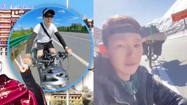 Ditantang Mantan Istri Jika Mau Rujuk, Pria ini Nekat Mendatangi dengan Gowes Sepeda 4.400 Km