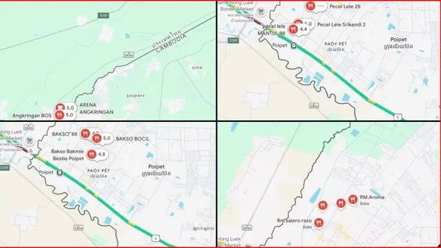 Google Maps Mendeteksi Ratusan Warung Pecel di Kamboja, Begini Fakta di Baliknya