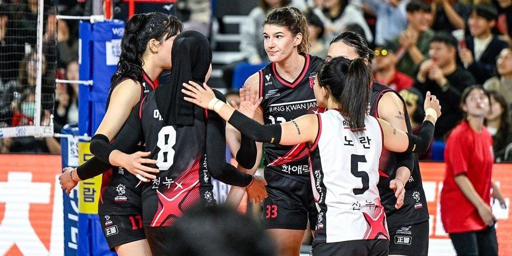 Tanpa Megawati, Daejeon Red Sparks Harus Akui Keunggulan Pink Spiders di Korean V League 2024/2025