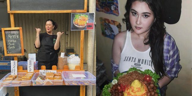 Curi Perhatian, Talitha Curtis yang Dulu Berperan dalam Sinetron GGS kini Jalankan Usaha Makanan di Depan Minimarket