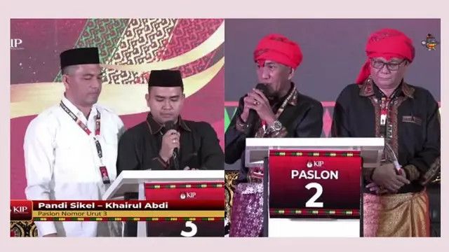 Debat Pilkada Aceh Tenggara 2024: Paslon Saling Dukung, Tak Ada Pertanyaan karena Masih Saudara