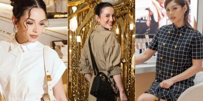 Deretan Artis Tampil Cantik & Menawan Kenakan Dior saat Hadir di Dior Beauty Holiday 2024, Alyssa Daguise hingga Julie Estelle