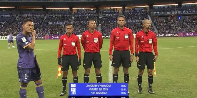 Mantul! Ada 4 Wasit dari Indonesia yang Pimpin Pertandingan AFC Champions League 2, ini Sosoknya